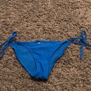 Blue swimsuit bottoms